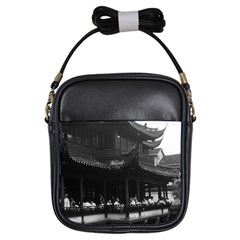 Vintage China Shanghai Yuyuan Garen Dianchun Hall 1970 Kids  Sling Bag by Vintagephotos