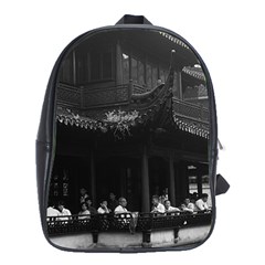 Vintage China Shanghai Yuyuan Garen Dianchun Hall 1970 School Bag (xl)