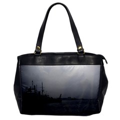 Vintage China Shanghai Port 1970 Single-sided Oversized Handbag by Vintagephotos