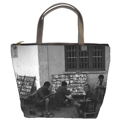 Vintage China Changsha Book Lending 1970 Bucket Handbag by Vintagephotos