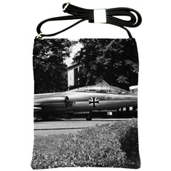 Vintage Germany Munich Deutsch Museum Starfighter 1970 Cross Shoulder Sling Bag by Vintagephotos