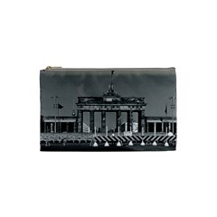 Vintage Germany Berlin Brandenburg Gate 1970 Small Makeup Purse