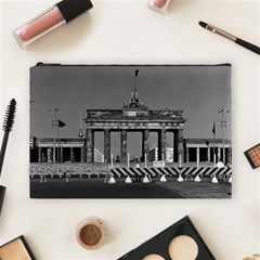 Vintage Germany Berlin Brandenburg Gate 1970 Large Makeup Purse by Vintagephotos