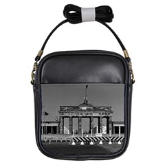 Vintage Germany Berlin Brandenburg Gate 1970 Kids  Sling Bag by Vintagephotos