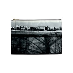 Vintage Germany Berlin Wall 1970 Medium Makeup Purse by Vintagephotos