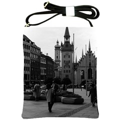 Vintage Germany Munich Church Marienplatz 1970 Cross Shoulder Sling Bag by Vintagephotos