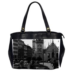 Vintage Germany Munich Church Marienplatz 1970 Twin-sided Oversized Handbag by Vintagephotos