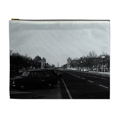 Vintage Germany Berlin The 17th June Street 1970 Extra Large Makeup Purse by Vintagephotos