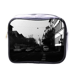 Vintage Germany Frankfurt City Street Cars 1970 Single-sided Cosmetic Case