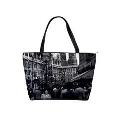 Vintage Germany Munich Frauenkirche Frauenplatz 1970 Large Shoulder Bag by Vintagephotos