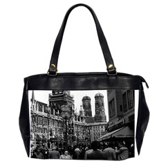 Vintage Germany Munich Frauenkirche Frauenplatz 1970 Twin-sided Oversized Handbag