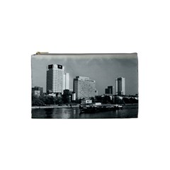 Vintage Germany Frankfurt Main River 1970 Small Makeup Purse by Vintagephotos