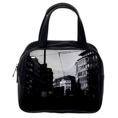 Vintage Germany Frankfurt City Street 1970 Single-sided Satchel Handbag by Vintagephotos