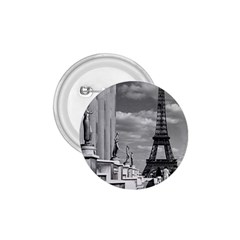 Vintage France Paris Eiffel Tour Chaillot Palace 1970 Small Button (round) by Vintagephotos