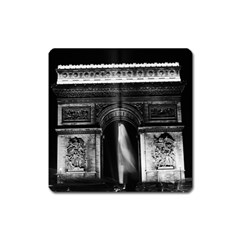 Vintage France Paris Triumphal Arch 1970 Large Sticker Magnet (square) by Vintagephotos