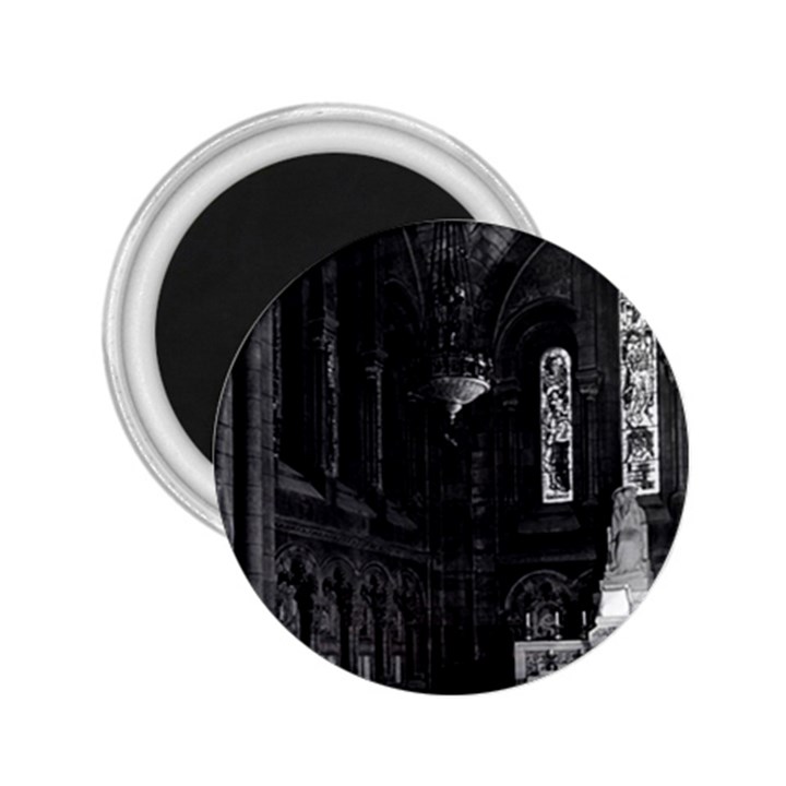 Vintage France Paris sacre Coeur basilica virgin chapel Regular Magnet (Round)