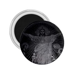 Vintage France Paris Sacre Coeur Basilica Dome Jesus Regular Magnet (round) by Vintagephotos