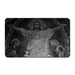 Vintage France Paris Sacre Coeur Basilica Dome Jesus Large Sticker Magnet (rectangle)