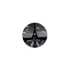 Vintage France Paris Fontain Chaillot Tour Eiffel 1970 Mini Magnet (round) by Vintagephotos