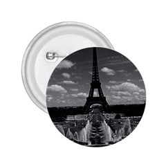 Vintage France Paris Fontain Chaillot Tour Eiffel 1970 Regular Button (round) by Vintagephotos