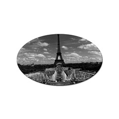 Vintage France Paris Fontain Chaillot Tour Eiffel 1970 100 Pack Sticker (oval) by Vintagephotos