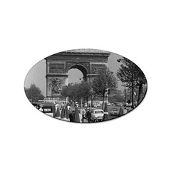 Vintage France Paris Triumphal Arch 1970 100 Pack Sticker (oval) by Vintagephotos