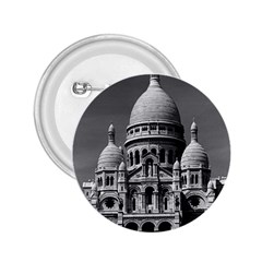 Vintage France Paris The Sacre Coeur Basilica 1970 Regular Button (round)