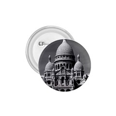 Vintage France Paris The Sacre Coeur Basilica 1970 Small Button (round) by Vintagephotos