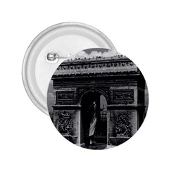 Vintage France Paris Triumphal Arch  Place De L etoile Regular Button (round)