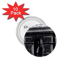 Vintage France Paris Triumphal Arch  Place De L etoile 10 Pack Small Button (round) by Vintagephotos