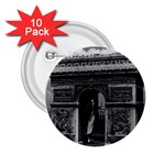 Vintage France Paris Triumphal arch  Place de l Etoile 10 Pack Regular Button (Round) Front