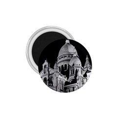 Vintage France Paris The Sacre Coeur Basilica 1970 Small Magnet (round) by Vintagephotos