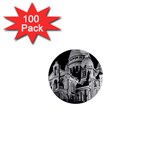 Vintage France Paris The Sacre Coeur Basilica 1970 100 Pack Mini Button (Round) Front