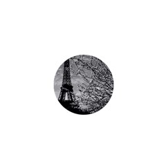 Vintage France Paris Eiffel Tour 1970 Mini Button (round)