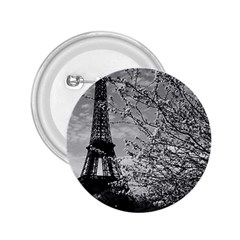 Vintage France Paris Eiffel Tour 1970 Regular Button (round)