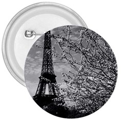 Vintage France Paris Eiffel Tour 1970 Large Button (round) by Vintagephotos