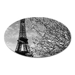 Vintage France Paris Eiffel Tour 1970 Large Sticker Magnet (oval) by Vintagephotos