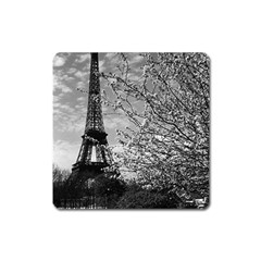 Vintage France Paris Eiffel Tour 1970 Large Sticker Magnet (square)