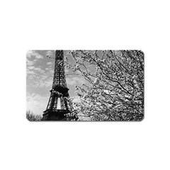 Vintage France Paris Eiffel Tour 1970 Name Card Sticker Magnet by Vintagephotos