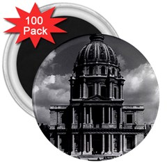 Vintage France Paris Church Saint Louis Des Invalides 100 Pack Large Magnet (round)