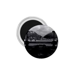 Vintage France Paris Triumphal Arch Unknown Soldier Small Magnet (round)