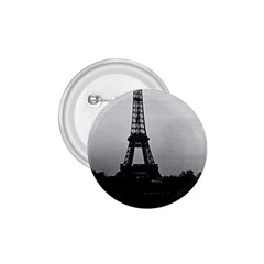 Vintage France Paris Eiffel Tour  Seine At Dusk 1970 Small Button (round) by Vintagephotos