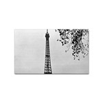 Vintage France Paris Eiffel tour  Seine at dusk 1970 Sticker (Rectangle) Front