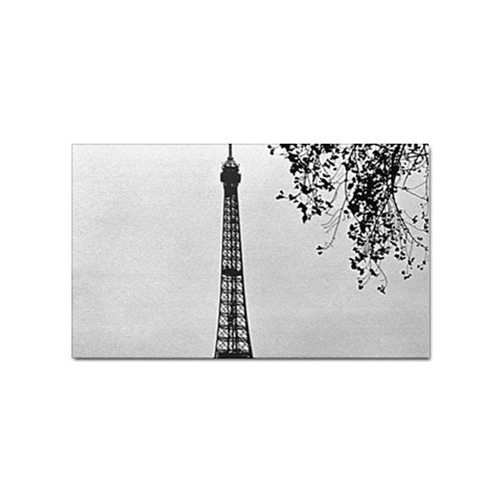 Vintage France Paris Eiffel tour  Seine at dusk 1970 Sticker (Rectangle)