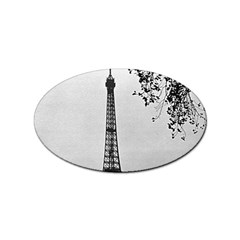 Vintage France Paris Eiffel Tour  Seine At Dusk 1970 100 Pack Sticker (oval)