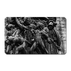 Vintage France Paris Triumphal Arch Marseillaise Rude Large Sticker Magnet (rectangle)