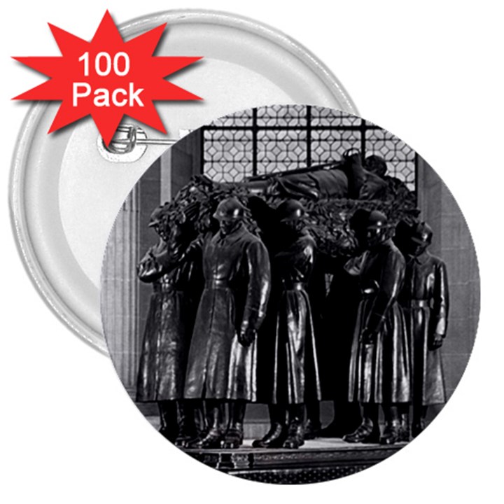 Vintage France Paris  Invalides marshal foch tomb 1970 100 Pack Large Button (Round)