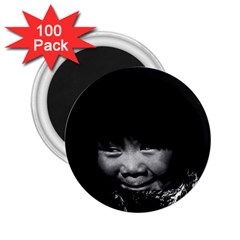 Vintage Usa Alaska Eskimo Child 1970 100 Pack Regular Magnet (round) by Vintagephotos