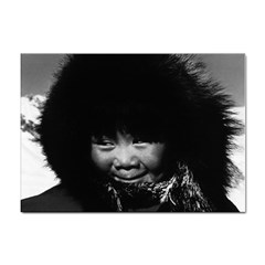 Vintage Usa Alaska Eskimo Child 1970 100 Pack A4 Sticker