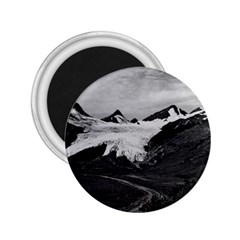 Vintage Usa Alaska Worthington Glacier In Summer 1970 Regular Magnet (round) by Vintagephotos